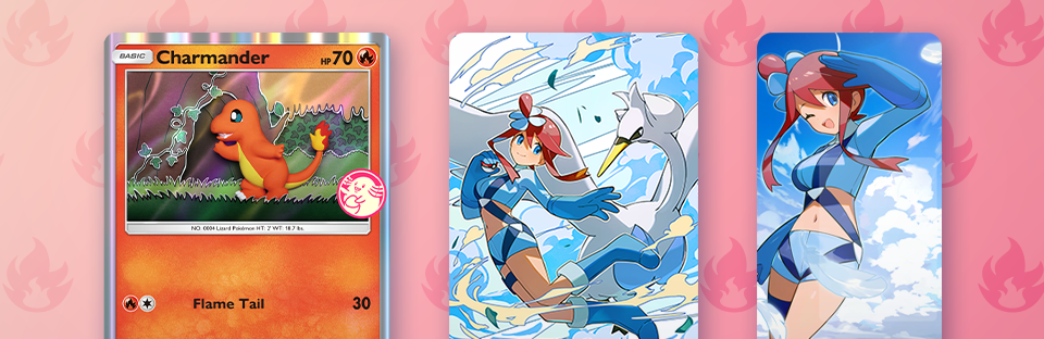 ポケポケ公式サイトのゲットチャレンジイベント(ヒトカゲ・ジジーロン)告知バナー